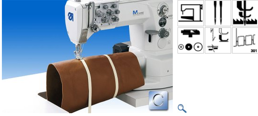 869-280122M-TYPE 869 經典型銀裝版 &ndash; 帶自動剪線、自動抬壓腳和倒回針等基本自動功能